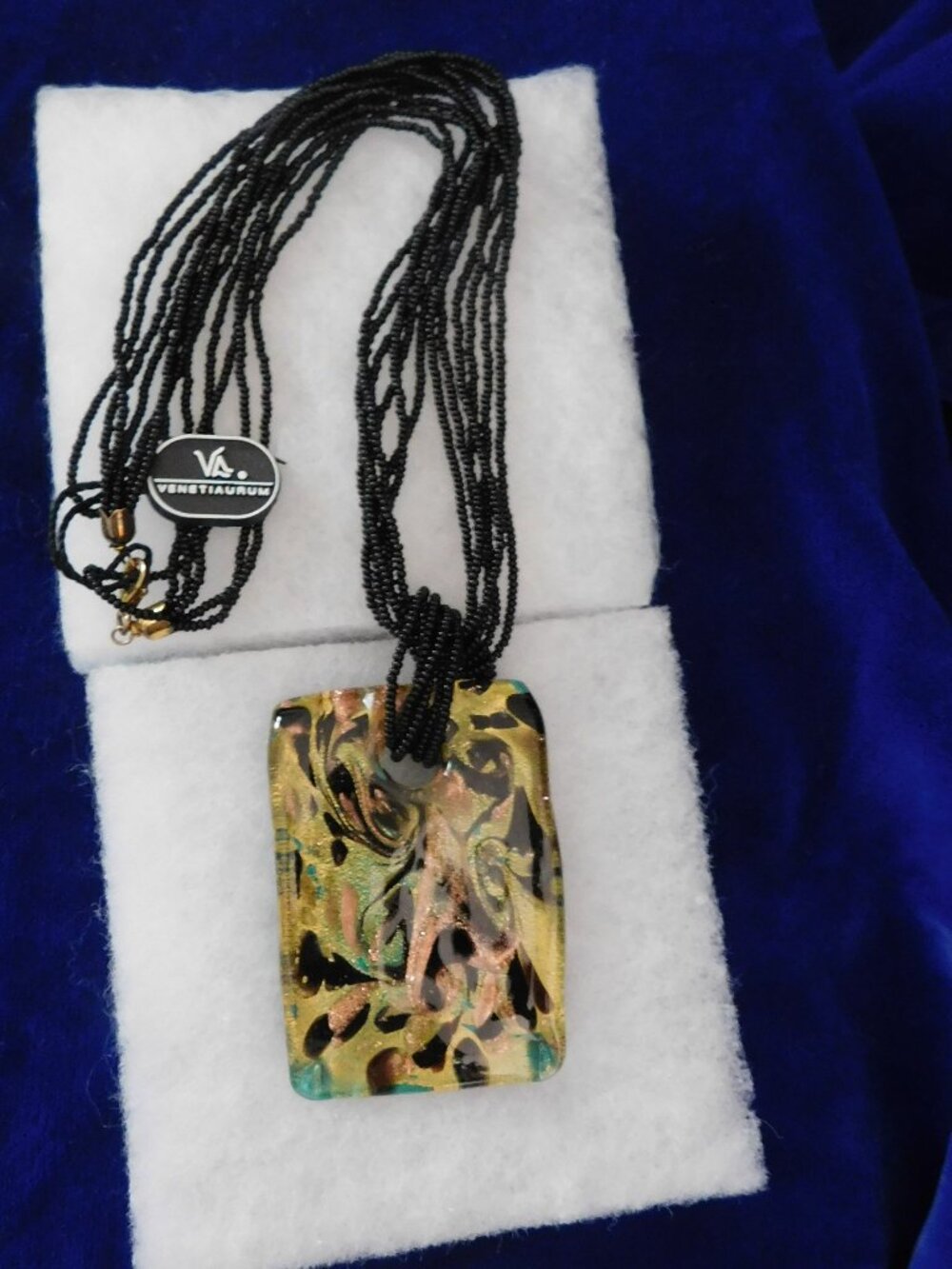 Ladies Venetiaurum Murano Glass Necklace  - Made in Italy